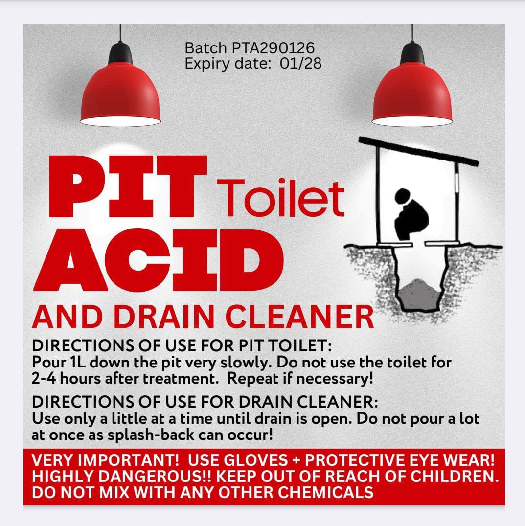 Pit Toilet Powder & Acid - Image 3