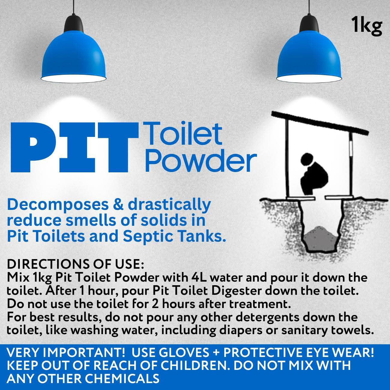Pit Toilet Powder & Acid - Image 2