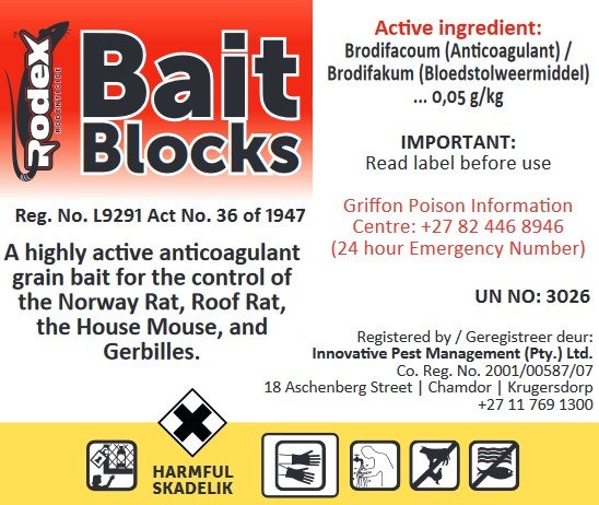 Repackaged Rodex Bait Blocks 100g - Image 3