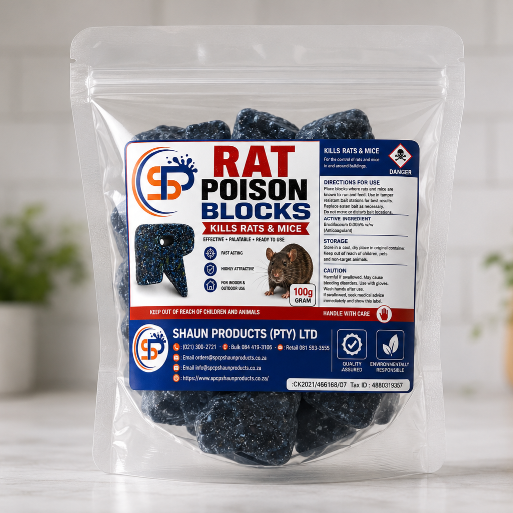 Repackaged Rodex Bait Blocks 100g