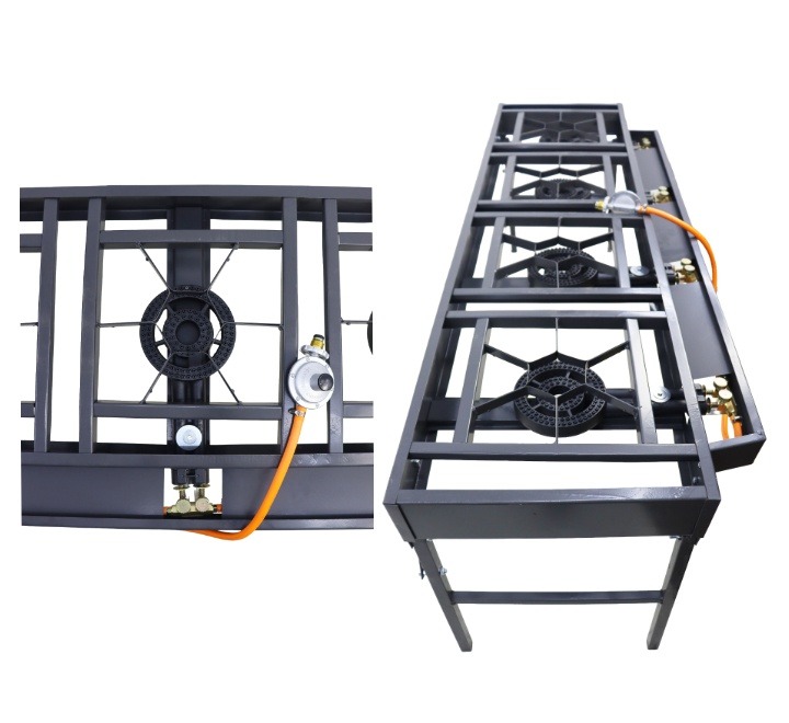 4 Plate Heavy Duty Folding Gas Stove