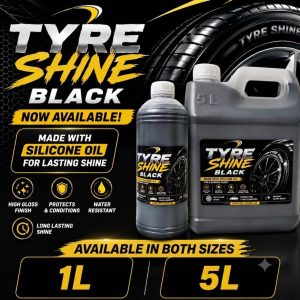 Tyre Shine Black (With Silicone Oil)